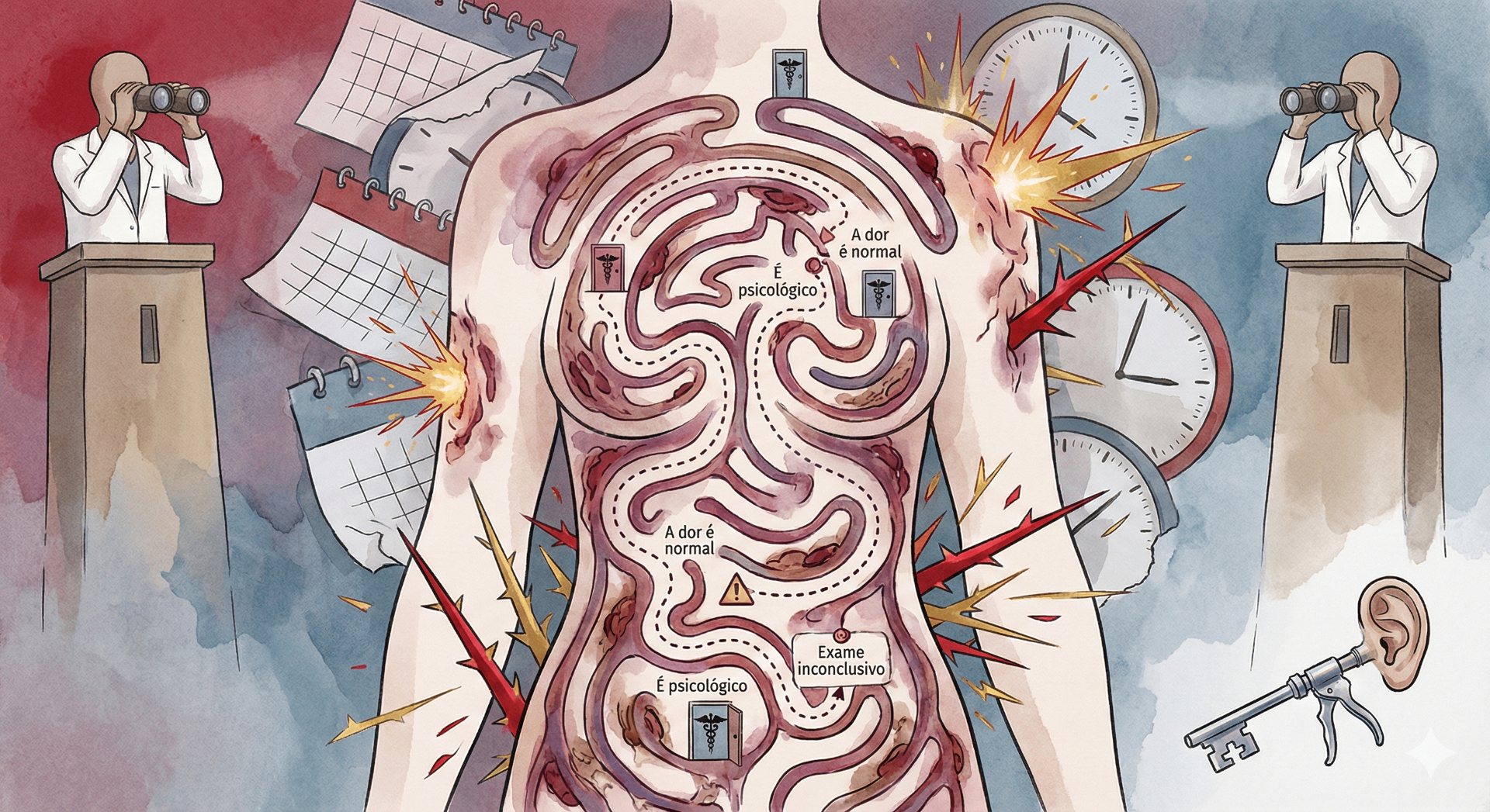 Tempo entre sintomas e diagnóstico da endometriose